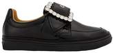Thumbnail for your product : Maison Margiela crystal embellished buckle sneakers