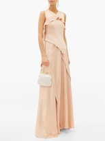 Thumbnail for your product : Maison Rabih Kayrouz Ruffled Charmeuse Gown - Light Pink