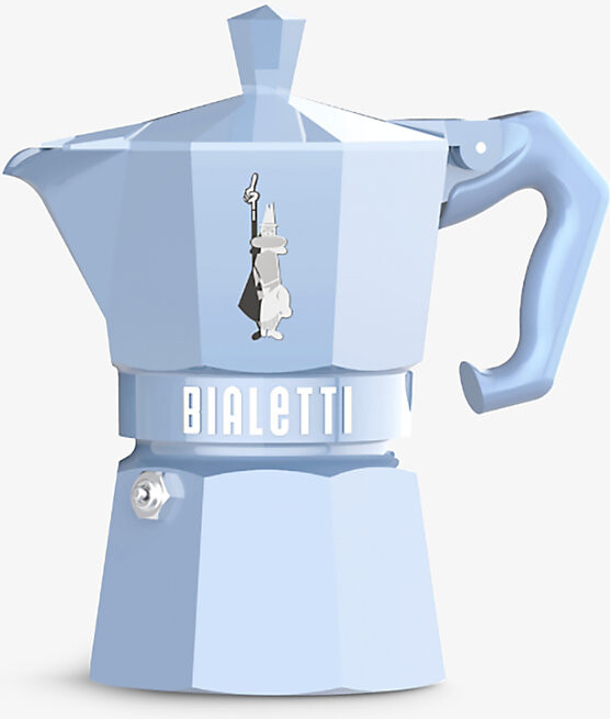Coffee Maker Set Mini Express Kandinski Blue BIALETTI