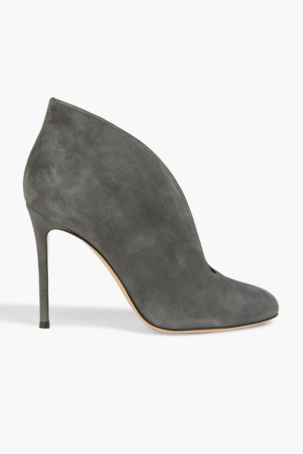 Gianvito Rossi Vamp suede pumps - ShopStyle Boots