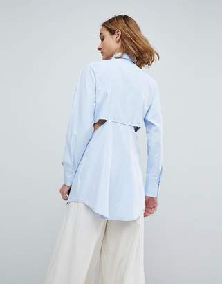 ASOS Shirt With Cut Out Detail