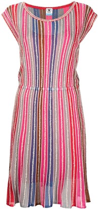 M Missoni Colour-Block Short-Sleeved Dress