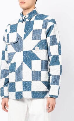 Polo Ralph Lauren Patchwork-Design Shirt Jacket