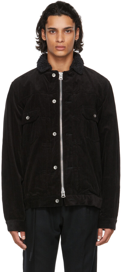 black cord jacket men