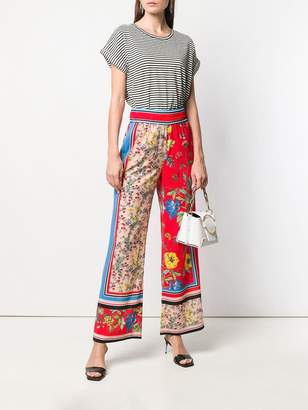 Alice + Olivia floral print palazzo trousers