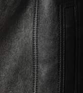 Thumbnail for your product : Saint Laurent Embroidered leather jacket