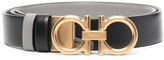 Thumbnail for your product : Ferragamo Gancini leather buckle belt