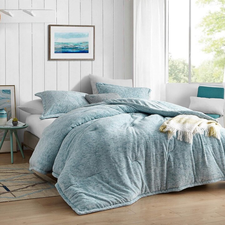 Coma Inducer Oversized King Comforter Set - Streaker - Smoke Blue