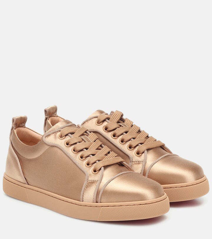 Christian Louboutin Women's Gold Sneakers & Athletic Shoes | ShopStyle