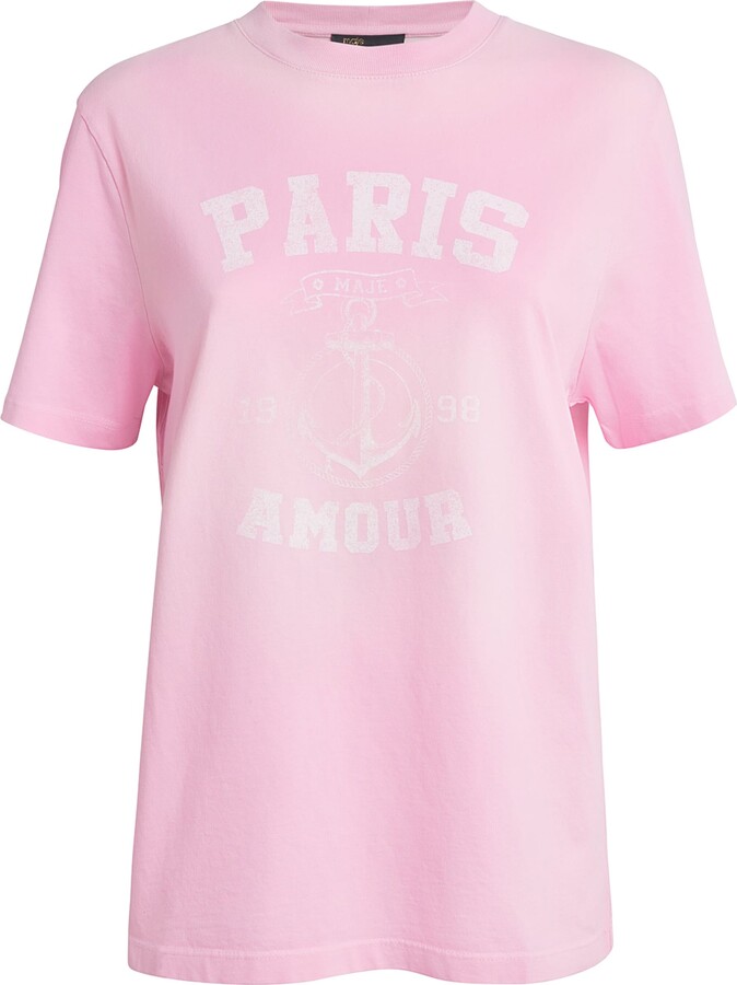 Maje Cotton Paris T-Shirt
