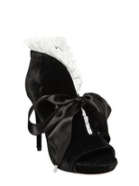 Thumbnail for your product : Alexander McQueen 120mm Velvet Open Toe Boots
