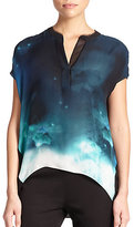 Thumbnail for your product : Elie Tahari Decklan Washed Silk Chiffon Blouse
