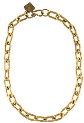 Ashley Pittman Hammered Chain Necklace