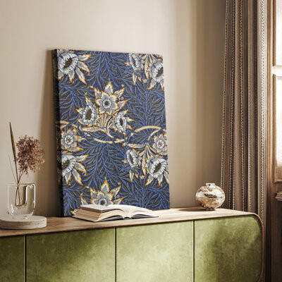 Alcott Hill Vintage Abstract Print CLXXI -Gallery Wrapped Cavas