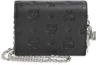 klara mini trifold wallet in monogram leather