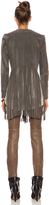 Thumbnail for your product : ThePerfext Christy Fringe Suede Jacket