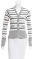 Thumbnail for your product : Brooks Brothers Striped Rib Knit Cardigan