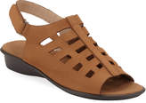 Thumbnail for your product : Sesto Meucci Ellia Laser-Cut Nubuck Comfort Sandal