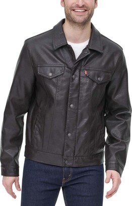 Levi's Men's Faux Leather Classic Trucker Jacket - ShopStyle