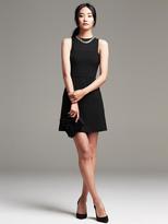 Thumbnail for your product : Banana Republic Sheer Inset Fit-and-Flare Dress