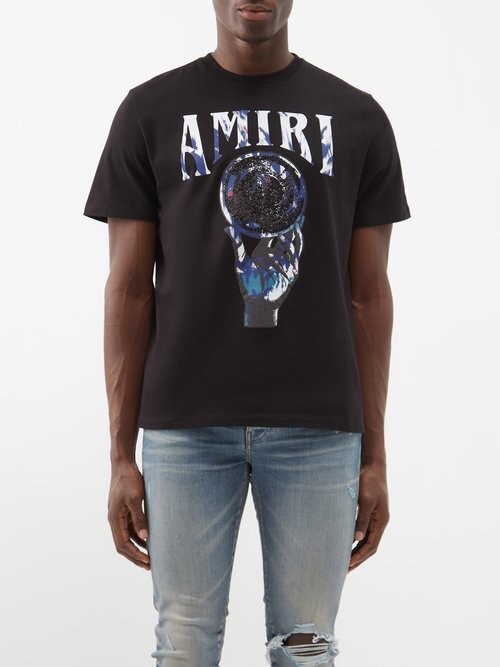 M.A. paisley-print T-shirt, AMIRI