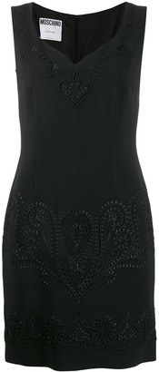 Moschino Pre-Owned Embroidered Mini Dress