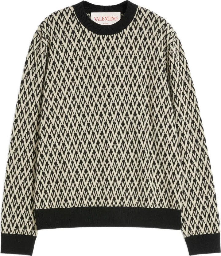 Valentino Garavani Toute La V jacquard sweater