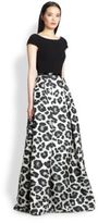 Thumbnail for your product : Theia Snow Leopard Ball Gown