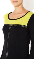Thumbnail for your product : Wallis Studded Colour Block Jumper