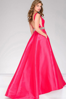 Thumbnail for your product : Jovani A-Line Backless Prom Dress 46501