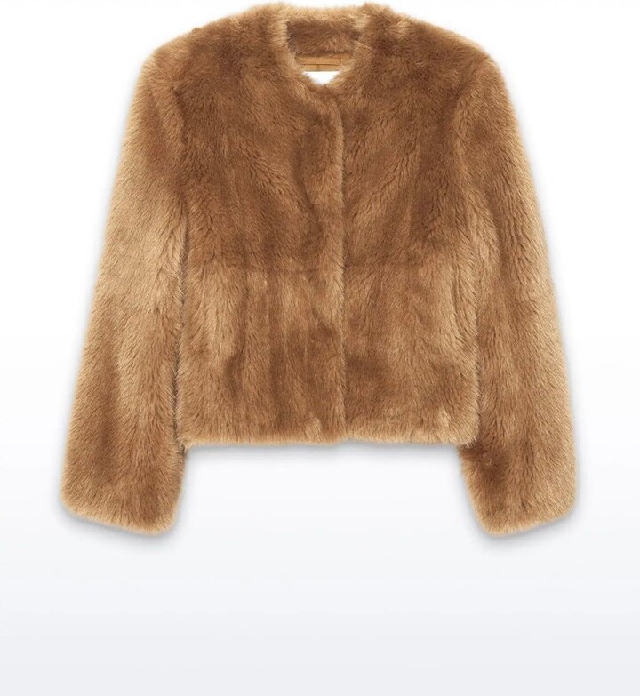 Stand Studio Halle Faux Fur Jacket