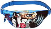 Thumbnail for your product : Moschino Eyes Faux Leather Belt Pack