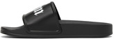 Thumbnail for your product : Palm Angels Black Pool Slides