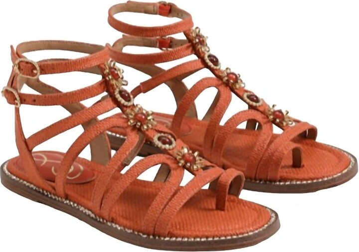 Sam Edelman Women's Tianna Sandals In Terra Orange