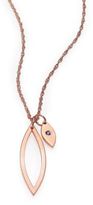 Thumbnail for your product : Jennifer Zeuner Jewelry Leona Sapphire Evil Eye & Marquis Pendant Necklace