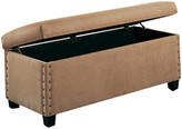 Thumbnail for your product : Wildon Home ® Brighton Microfiber Bedroom Storage Bench