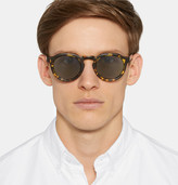 Thumbnail for your product : Barton Perreira Ascot Round-Frame Tortoiseshell Acetate Sunglasses