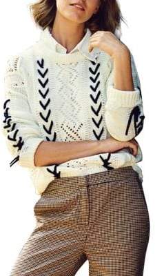 Vero Moda Aneta Lace-Up Sweater