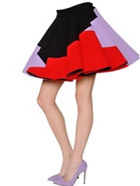 Thumbnail for your product : Fausto Puglisi Flared Wool Crepe Skirt