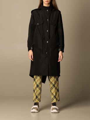 burberry lined raincoat
