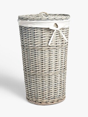 John Lewis ANYDAY Willow Round Laundry Basket - ShopStyle Bath Accessories