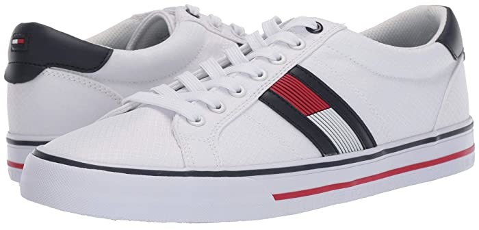 white mens tommy hilfiger shoes