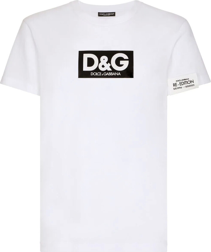 Dolce & Gabbana logo-patch cotton T-shirt