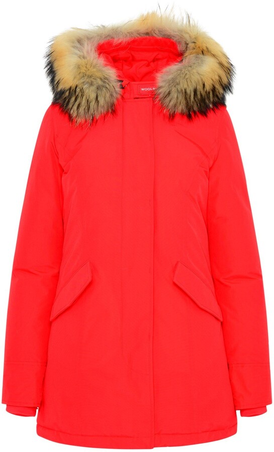 Woolrich Bow Bridge Fur Trim Jacket Shopstyle