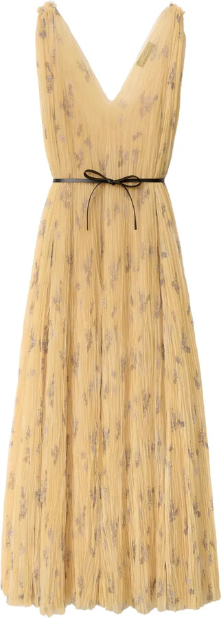 Fabiana Filippi Tie-Fastening Midi Dress