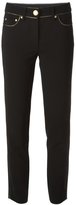 Thumbnail for your product : Moschino chain trim trousers - women - Silk/Polyester/Triacetate - 42