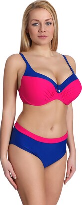Merry Style Womens Bikini Set P190-65TSG (Pattern-6 EU(Cup 75 E/Bottom  38)=UK(34E/10)) - ShopStyle Two Piece Swimsuits