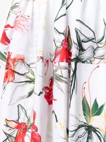Thumbnail for your product : Alexander McQueen Floral Print Midi Skirt