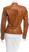 Thumbnail for your product : Roberto Cavalli Structured Leather Jacket