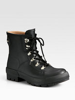 Thumbnail for your product : Hunter Short Lace-Up Combat Boots